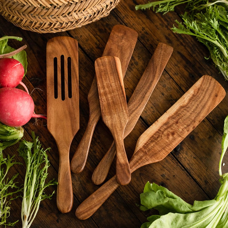 Teak Wood Cooking and Salad Spatula
