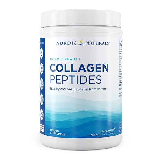 Nordic Naturals Nordic Beauty Collagen Peptides Unflavored - 10.6 Ounces - Collagen Supplement for Skin Health and Elasticity - for Hot and Cold Beverages - 30 Servings
