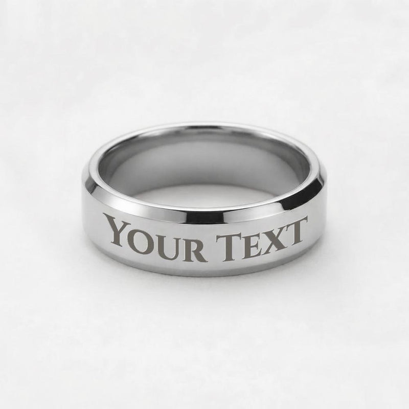 Personalized ring for the man in your life.