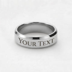Personalized ring for the man in your life.