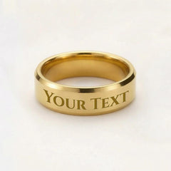 Personalized ring for the man in your life.