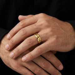 Personalized ring for the man in your life.