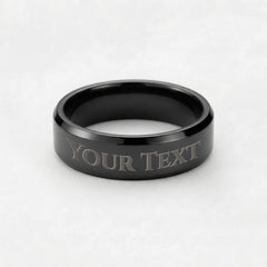 Personalized ring for the man in your life.
