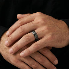 Personalized ring for the man in your life.