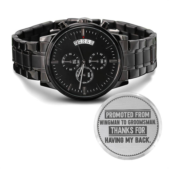 Groomsman Promoted From Wingman to Groomsman – Men&