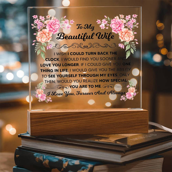 To My Beautiful Wife – Acrylic Square